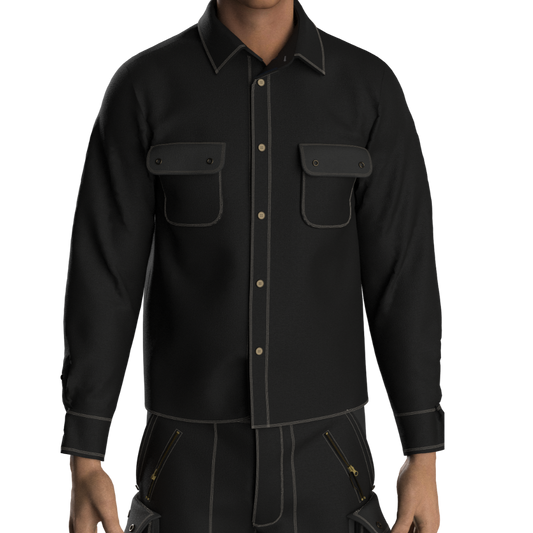 Black Long Sleeved Shirt